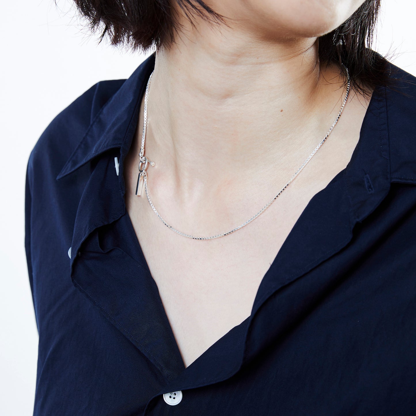 VENETIAN LINK NECKLACE / SILVER