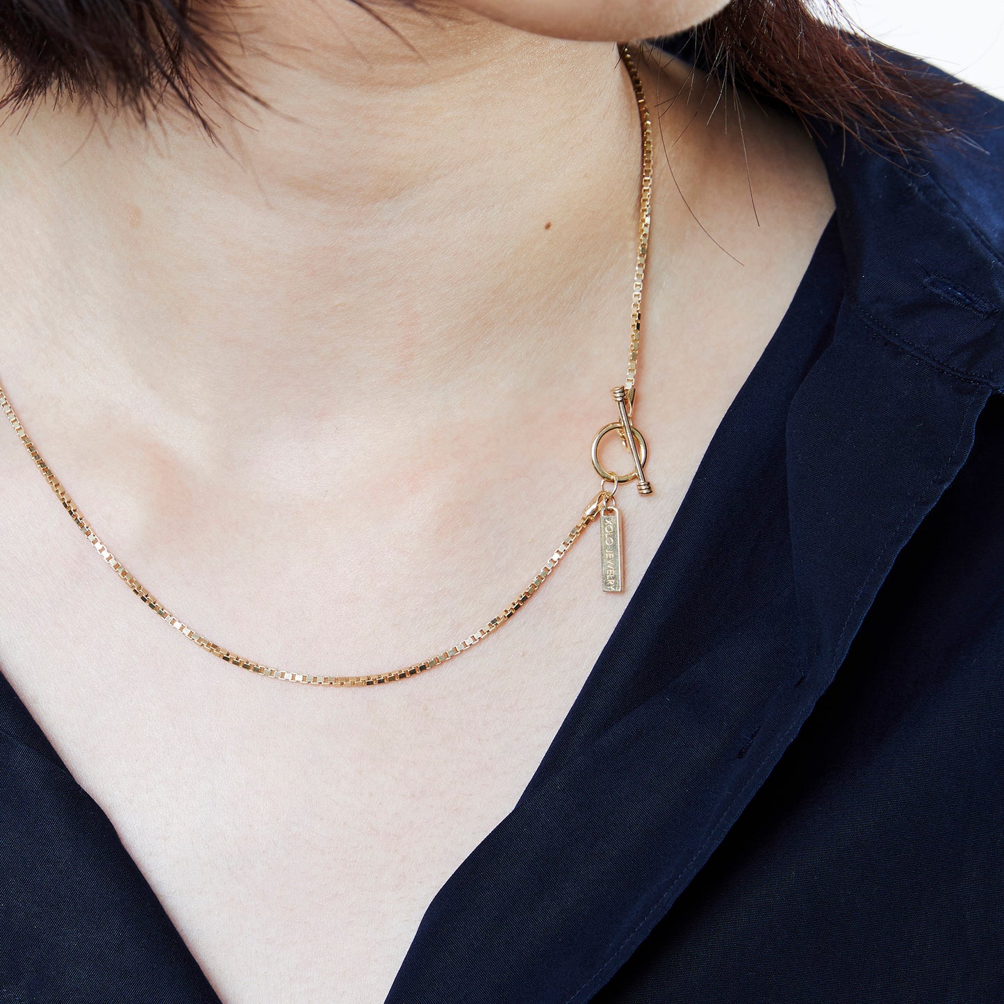 VENETIAN LINK NECKLACE -GOLD- / GOLD