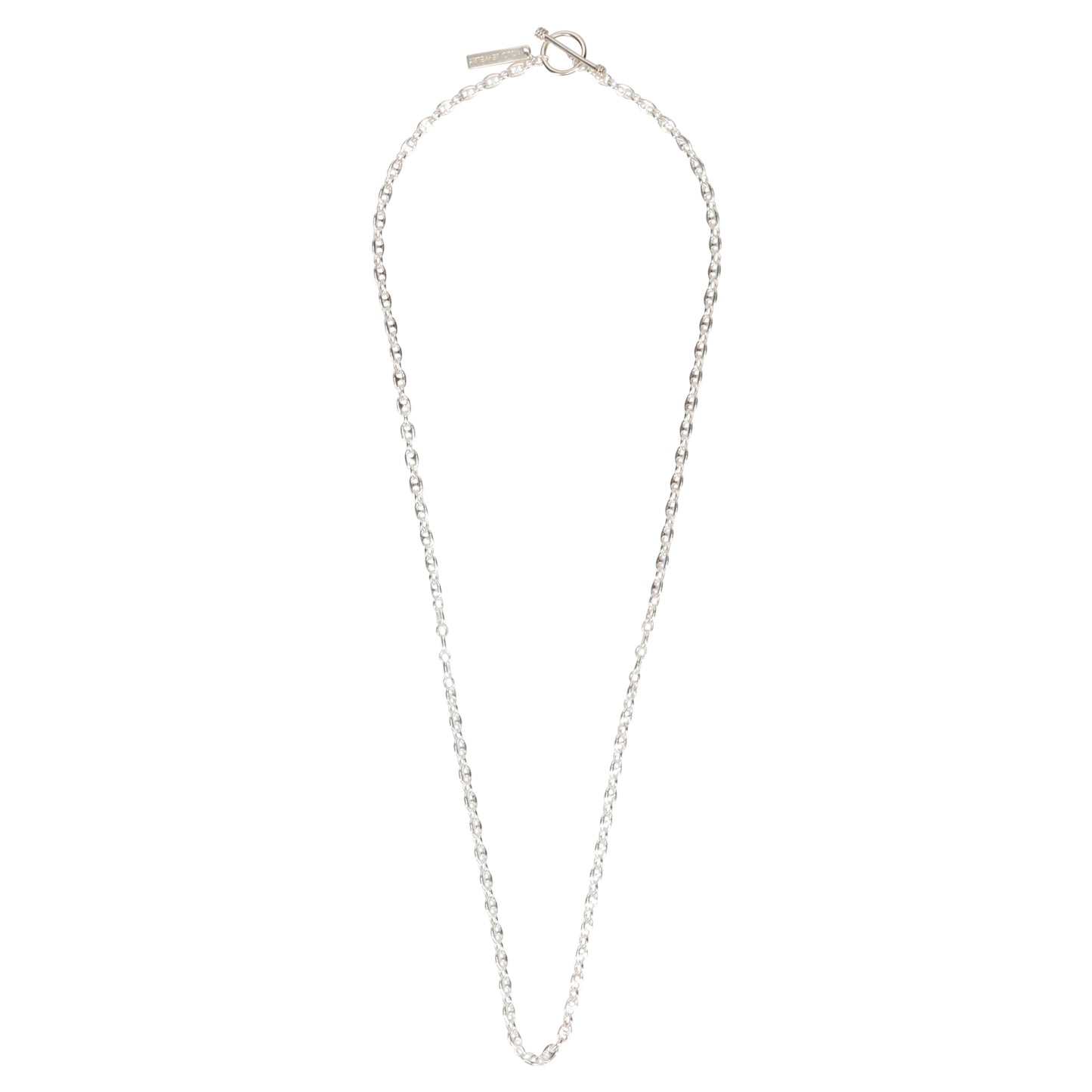 CAVIAR LINK NECKLACE / SILVER