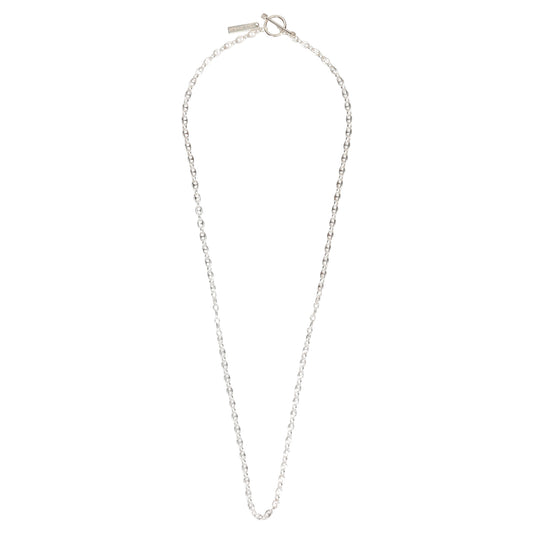 CAVIAR LINK NECKLACE / SILVER