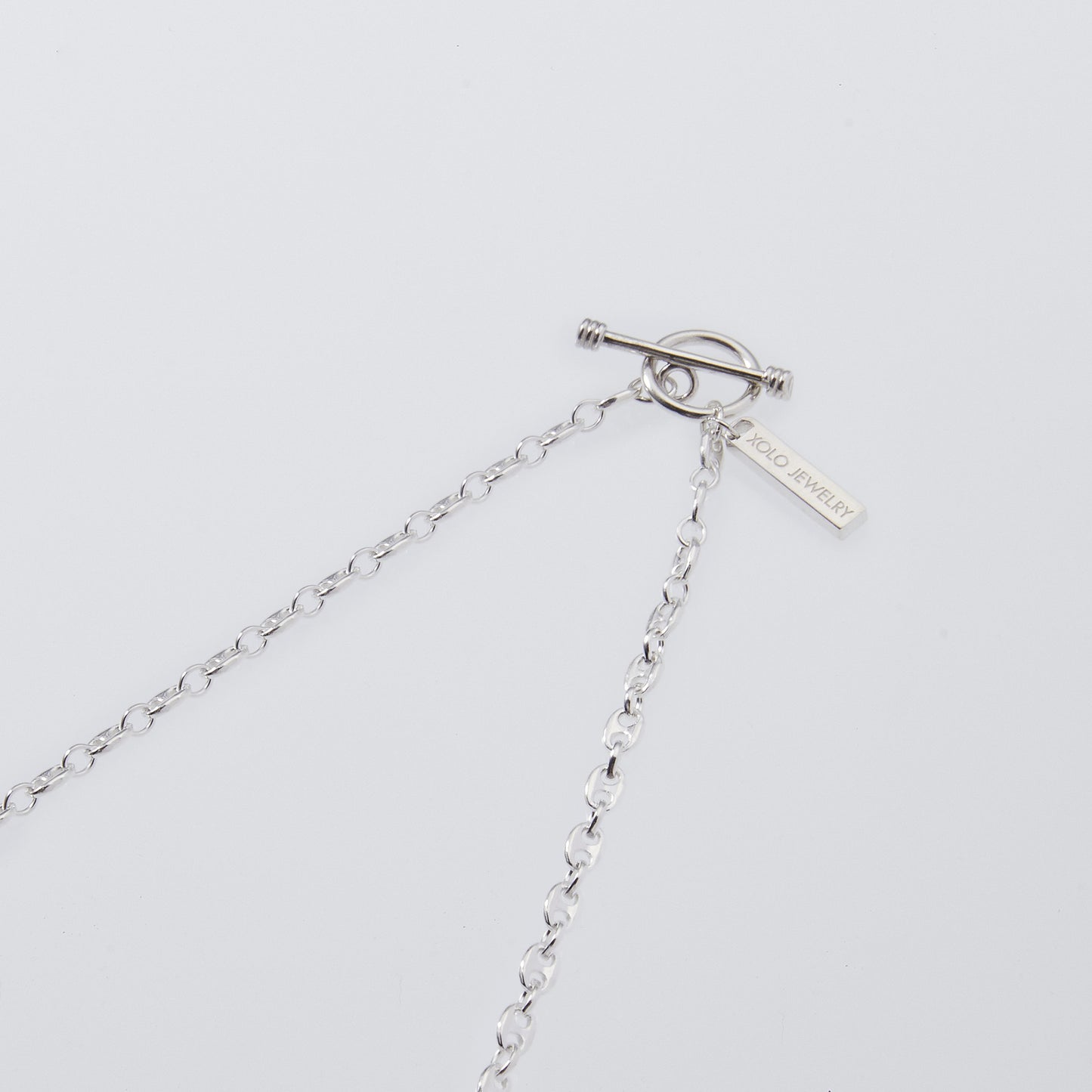 CAVIAR LINK NECKLACE / SILVER