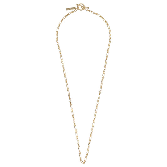 FIGARO LINK NECKLACE -2MM- -GOLD- / GOLD