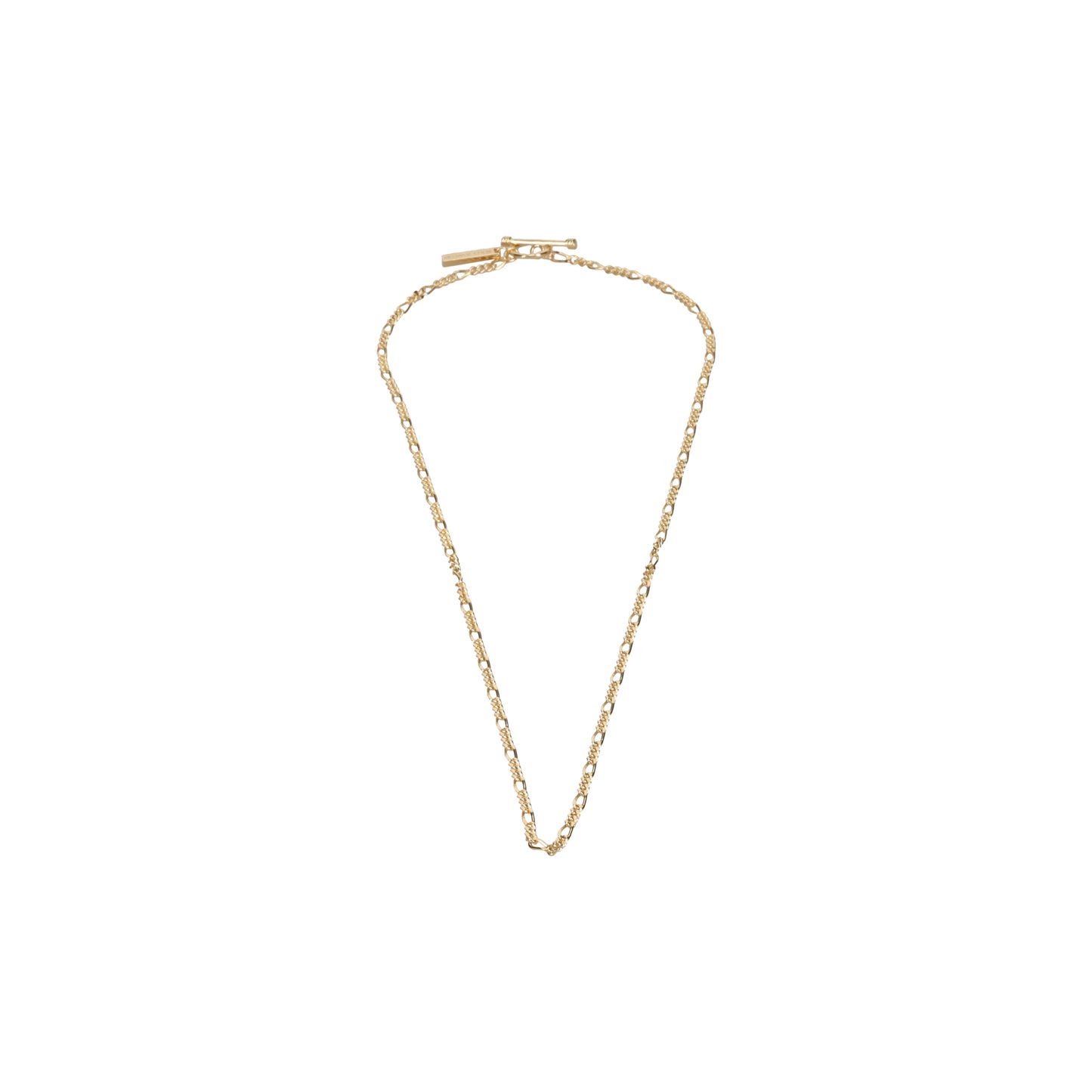 FIGARO LINK NECKLACE -2MM- -GOLD- / GOLD