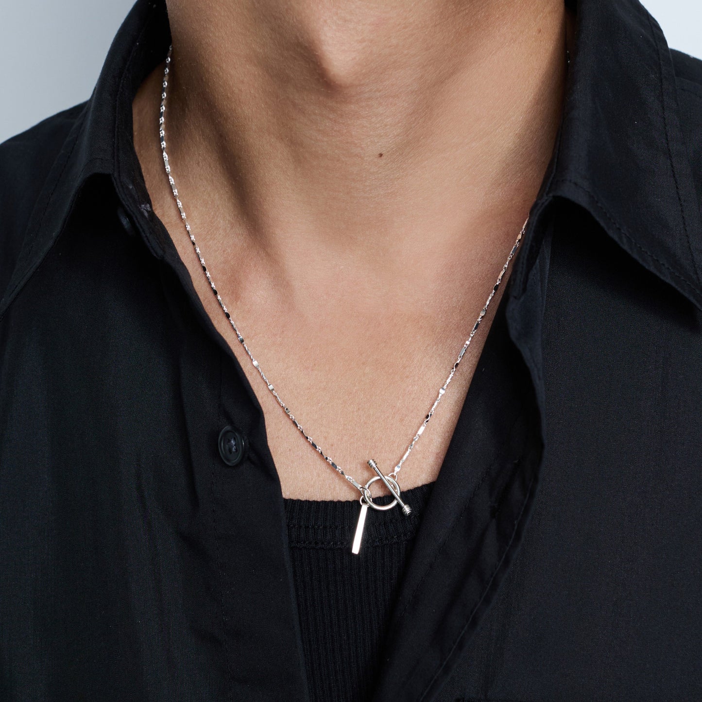 BRILLIANT LINK NECKLACE -2MM- / SILVER