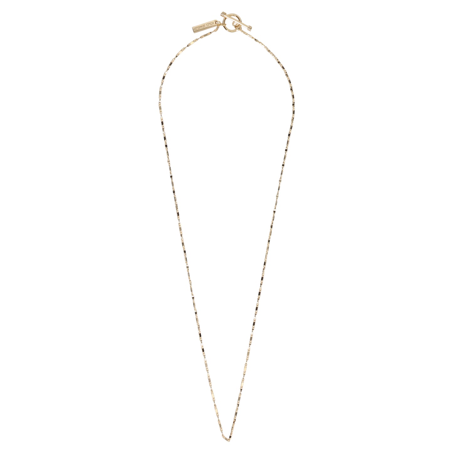 BRILLIANT LINK NECKLACE -2MM- -GOLD- / GOLD