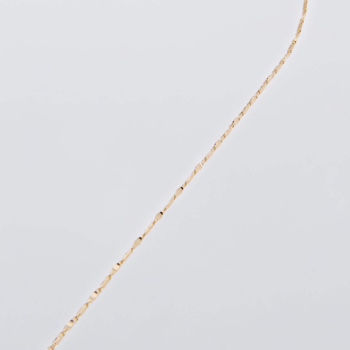BRILLIANT LINK NECKLACE -2MM- -GOLD- / GOLD