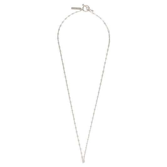 OVAL SOLID LINK NECKLACE -2MM- / SILVER