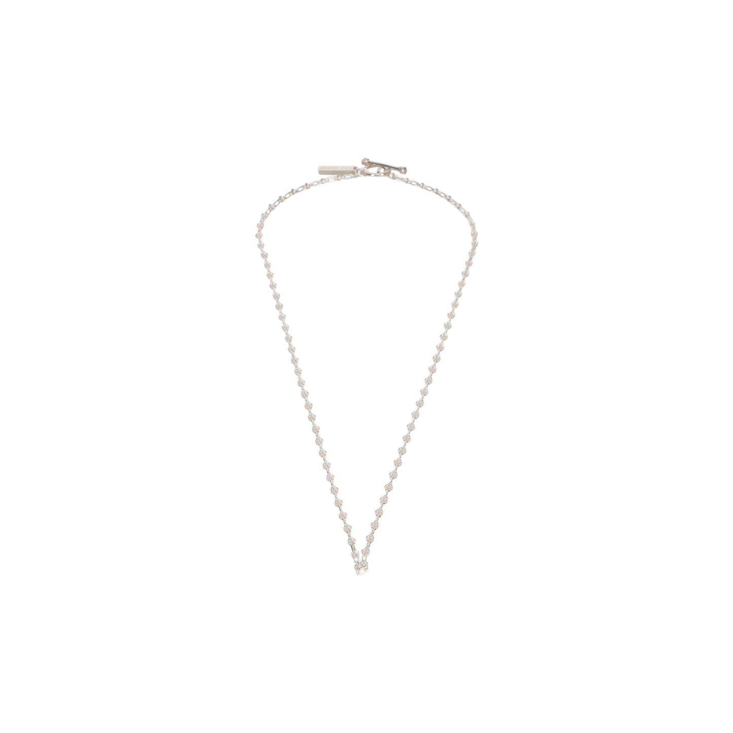 OVAL SOLID LINK NECKLACE -2MM- / SILVER