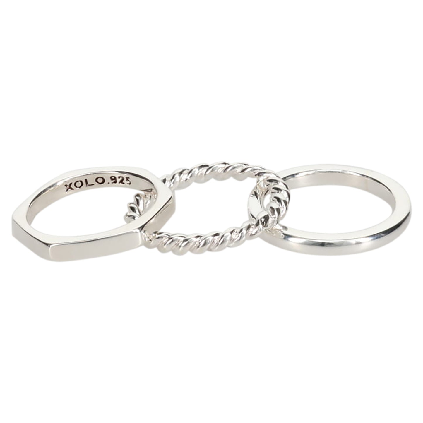 TRIPLE RING / SILVER