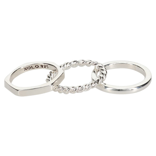 TRIPLE RING / SILVER