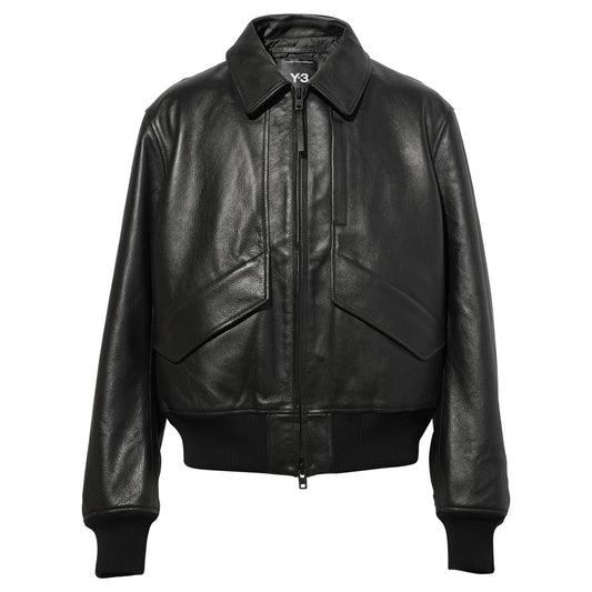 LEATHER JKT / BLACK