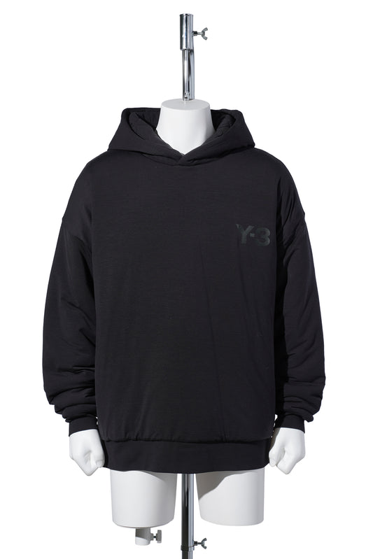 HEMP PADDED HOODIE / BLACK