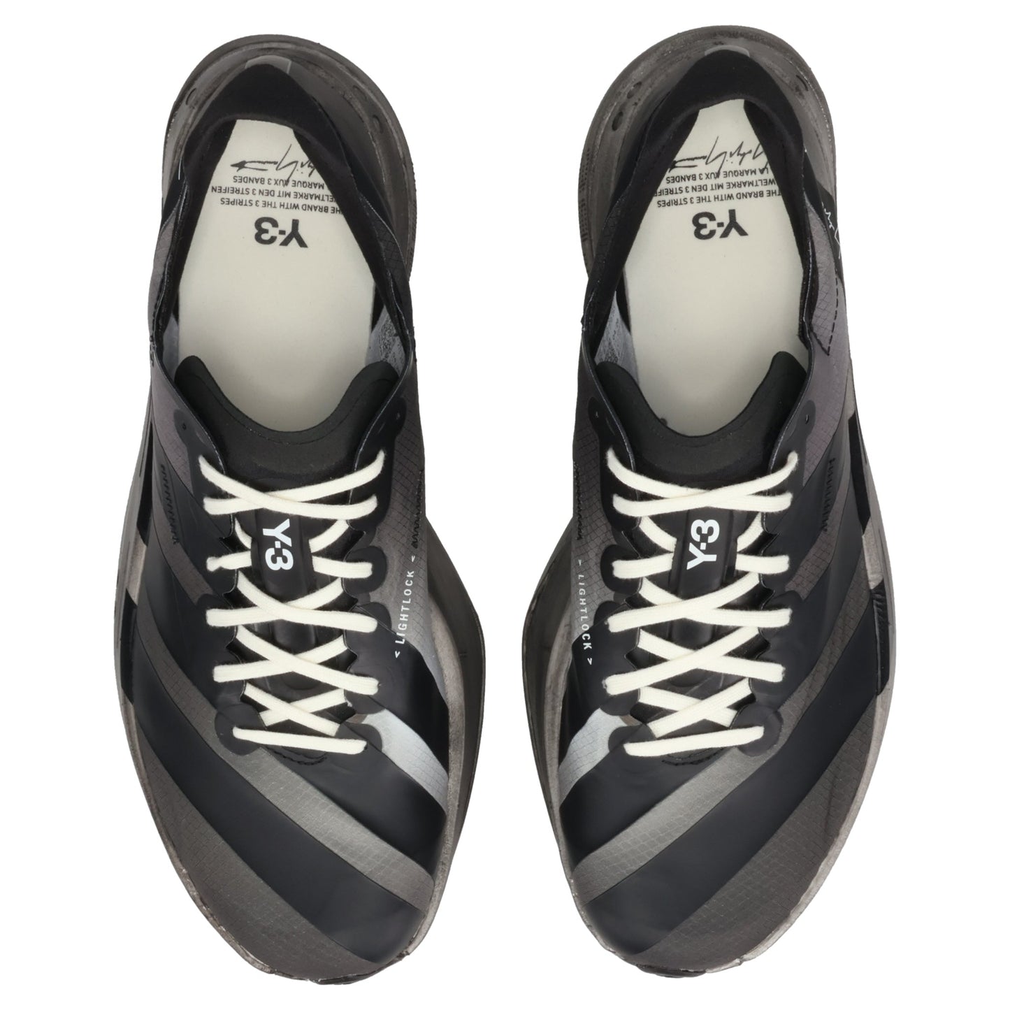 Y-3 ADIOS PRO 4 / BLACK/OWHITE/GREFIV