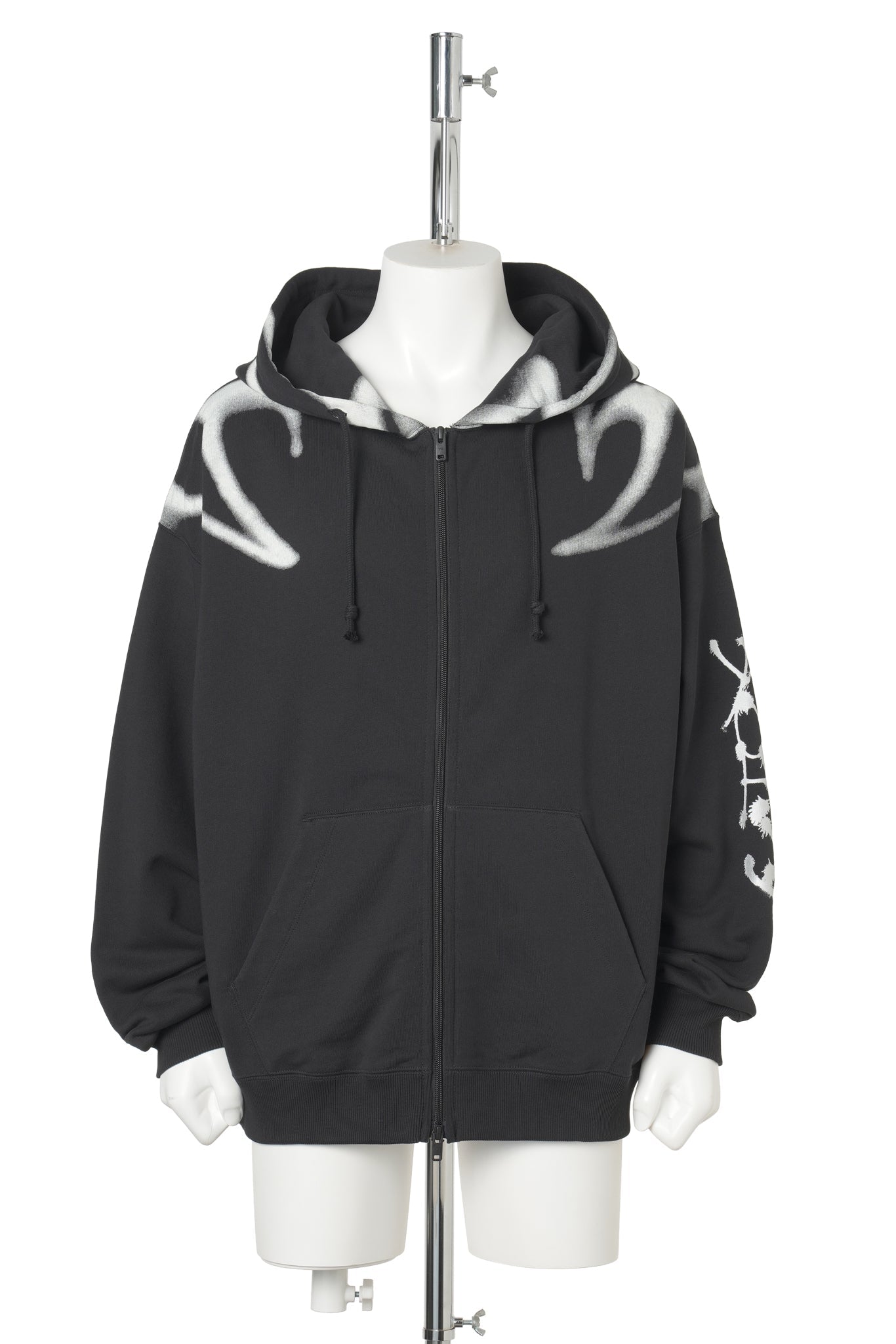GFX FT ZIP HOOD / BLACK