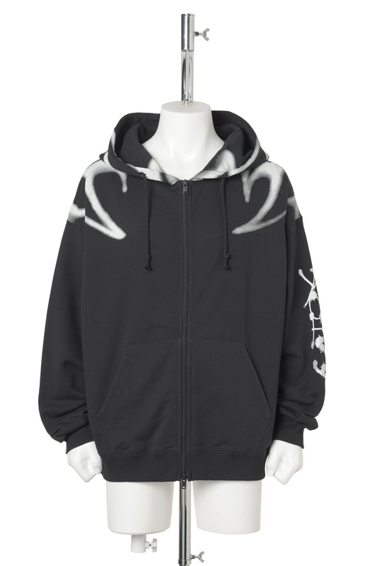 GFX FT ZIP HOOD / BLACK