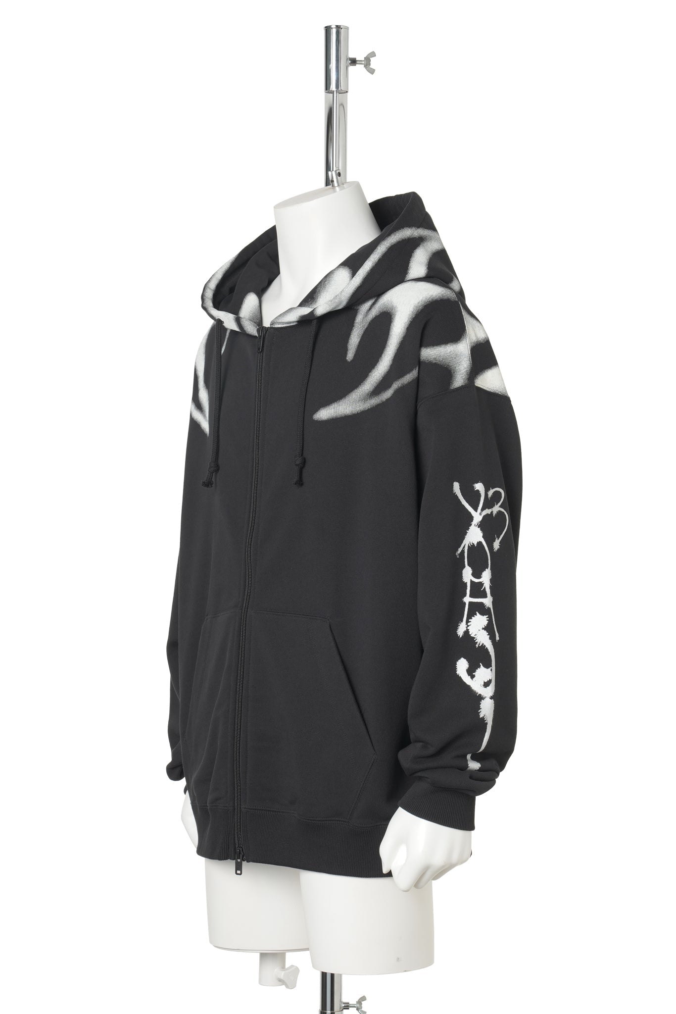 GFX FT ZIP HOOD / BLACK