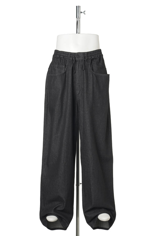 M DENIM PNT / BLACK