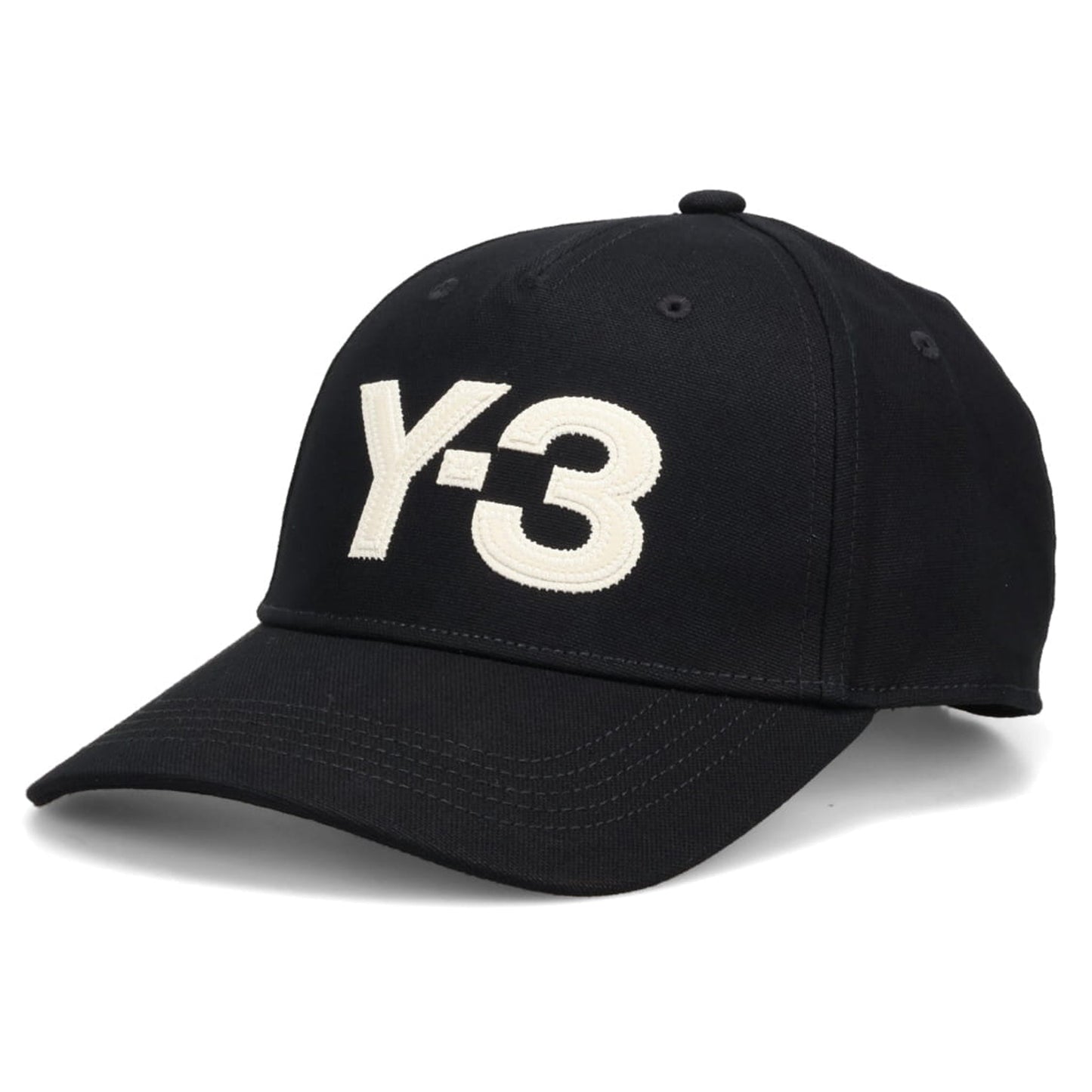 Y-3 LOGO CAP / BLACK/WHITE