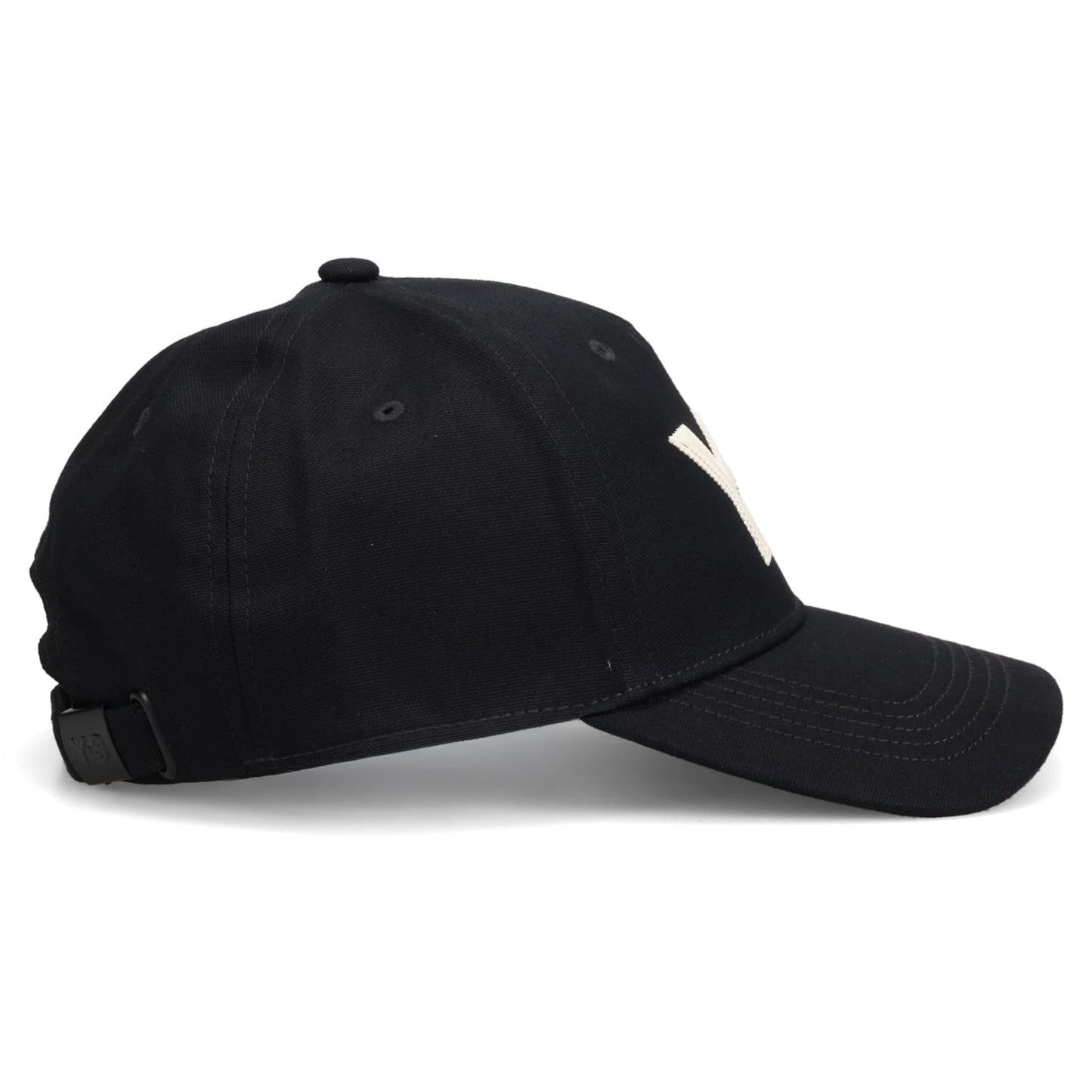 Y-3 LOGO CAP / BLACK/WHITE