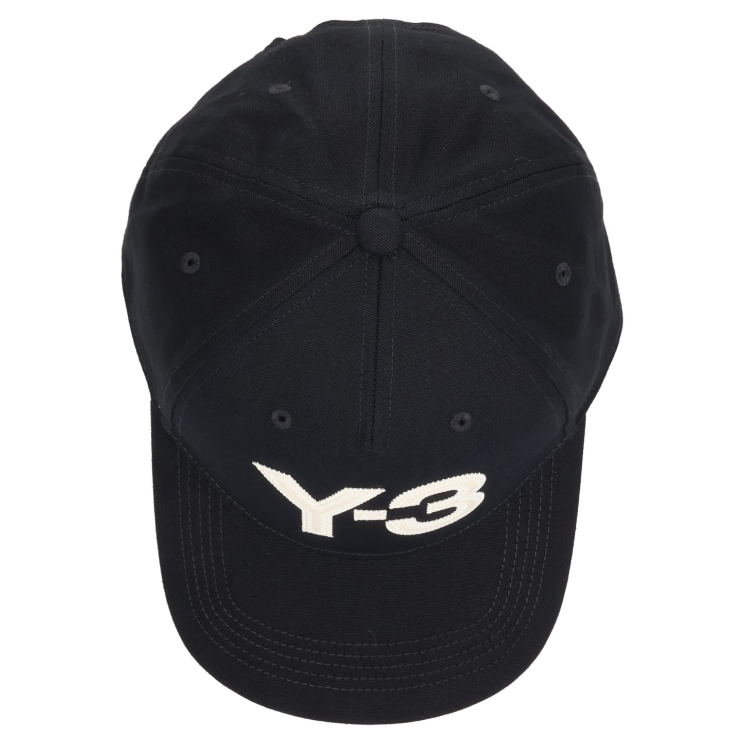 Y-3 LOGO CAP / BLACK/WHITE
