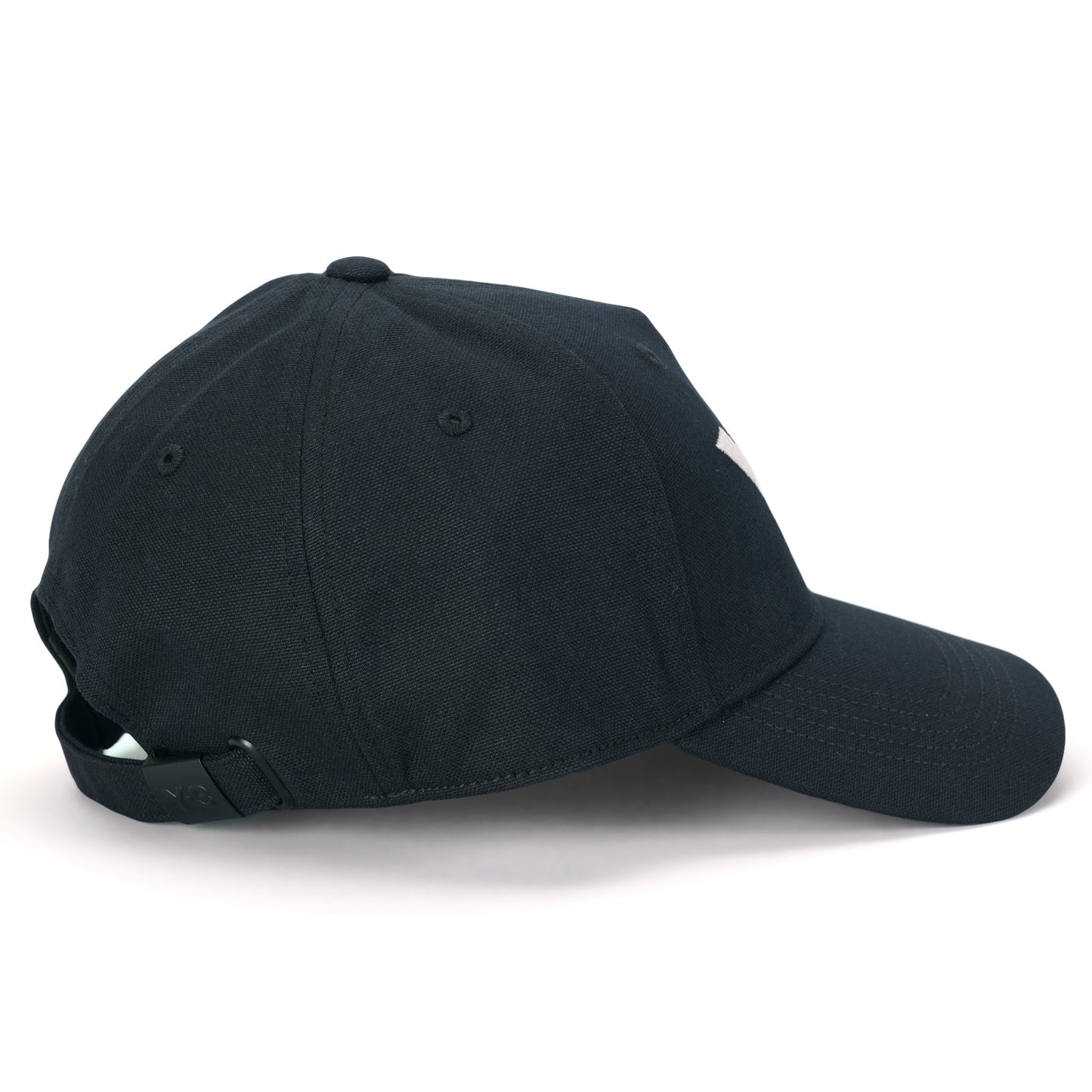 Y-3 LOGO CAP / BLACK/TALC