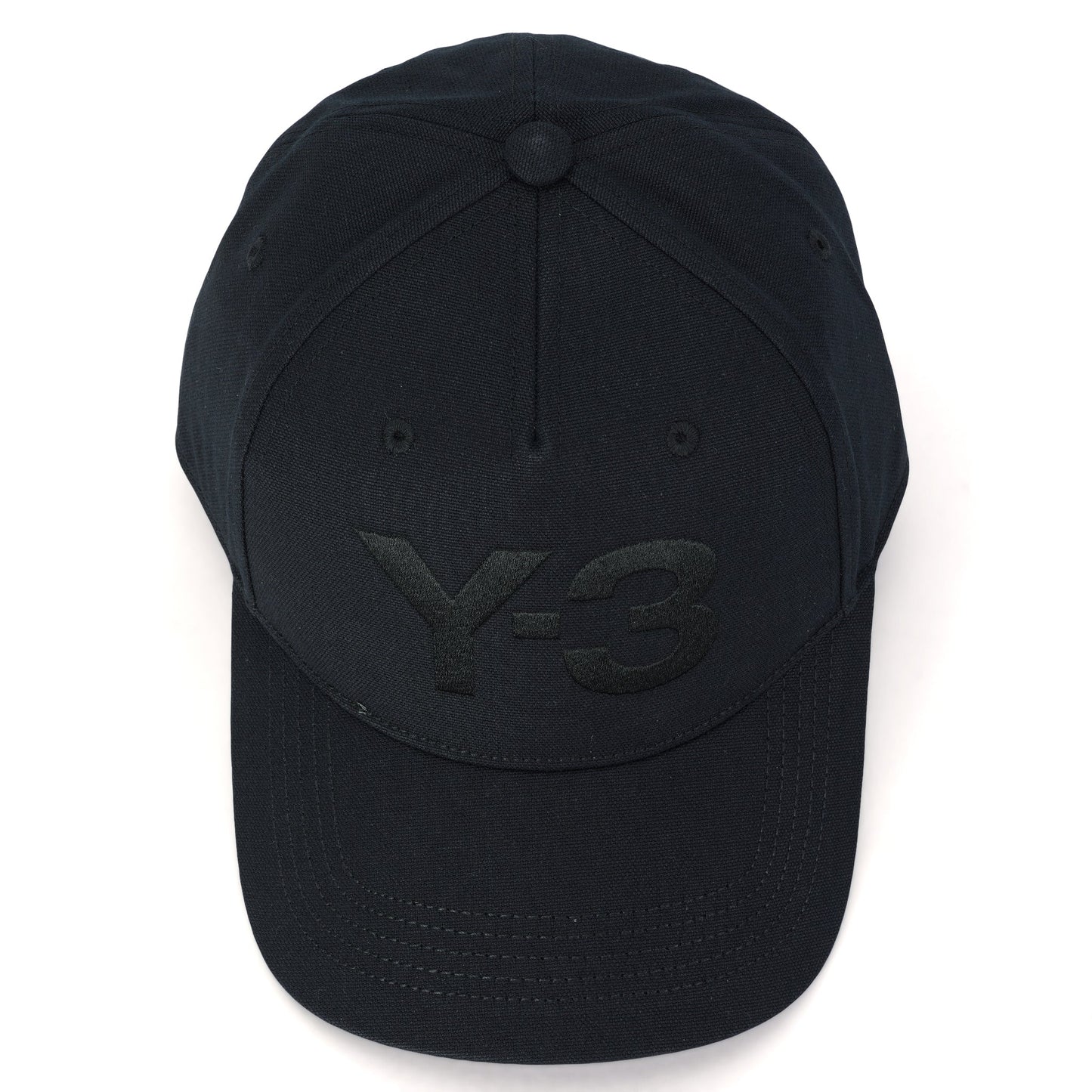 Y-3 LOGO CAP / BLACK