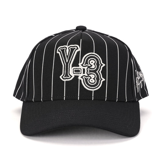 Y-3 PINSTRI CA / BLACK