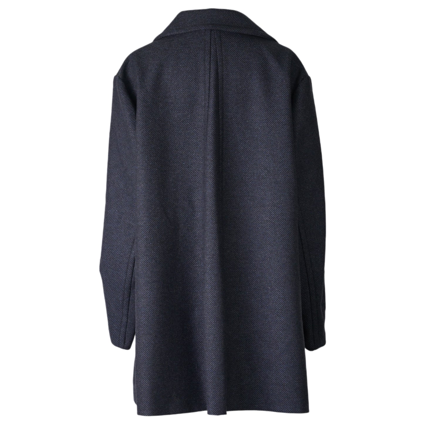 A-LINE CABAN COAT / DARK NAVY/BLACK