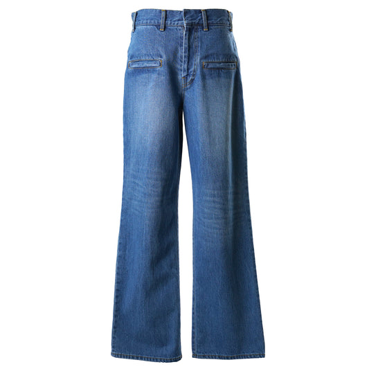 FRONT BACK JEANS / WASHED