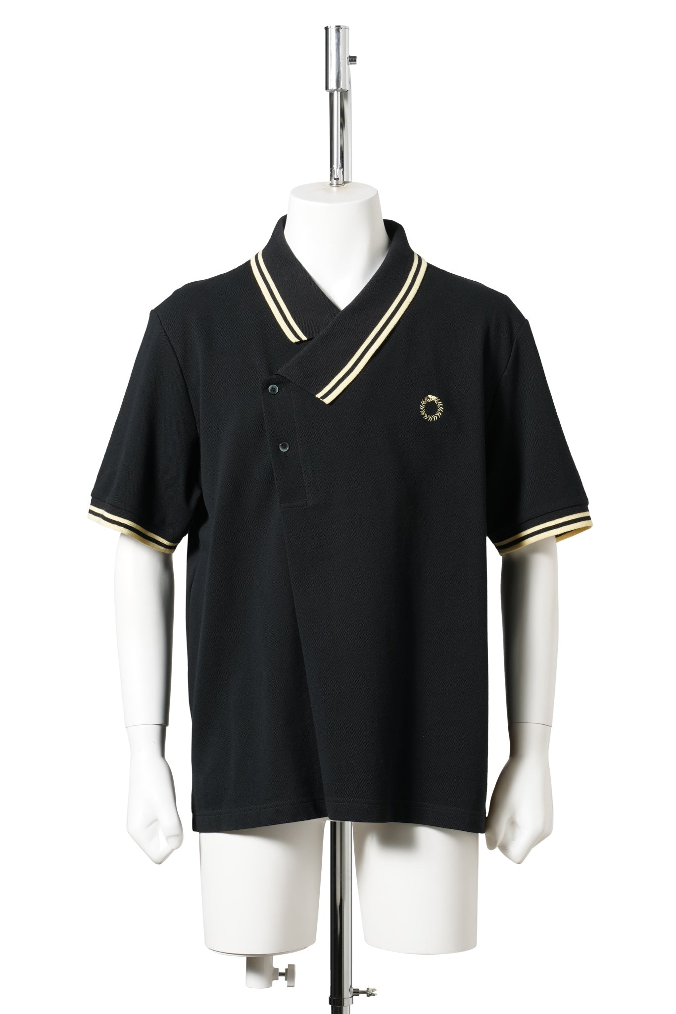 YNECK POLO SHIRTS / BLACK