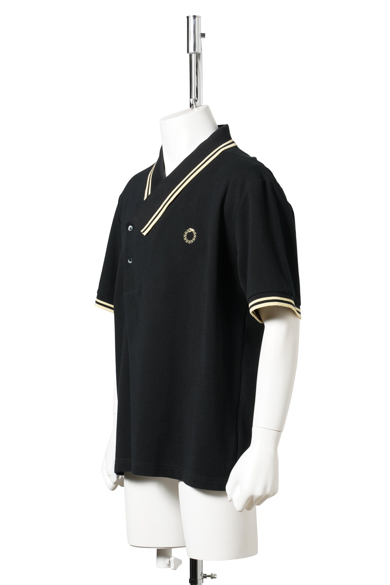 YNECK POLO SHIRTS / BLACK