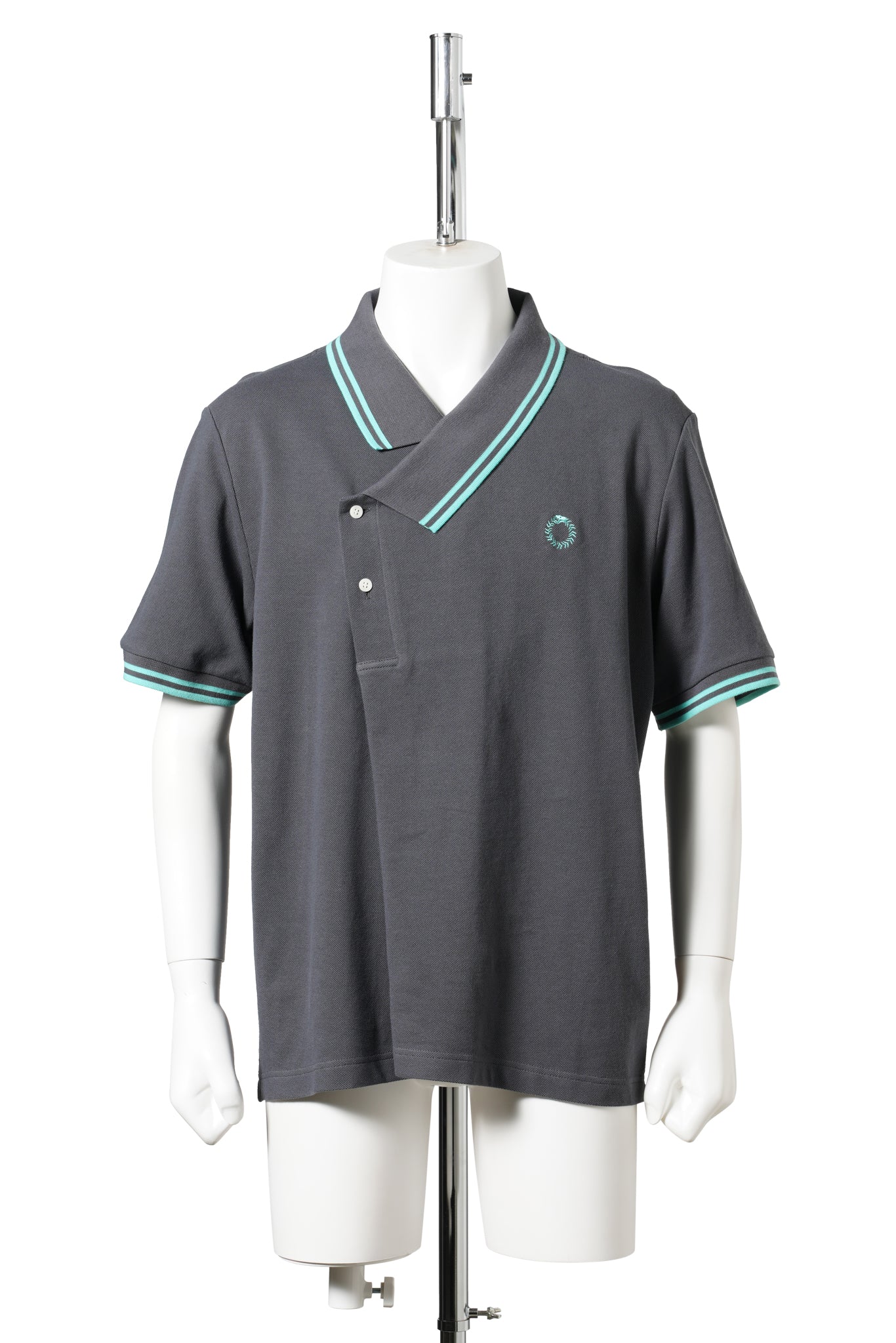 YNECK POLO SHIRTS / GREY