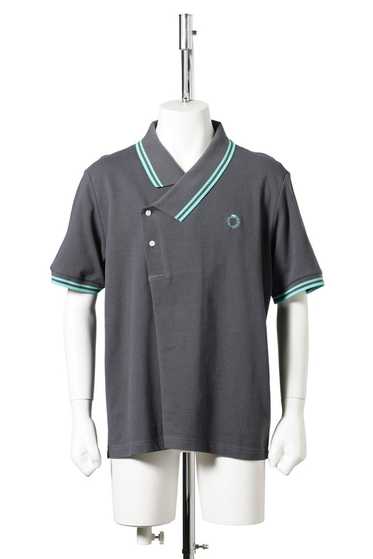 YNECK POLO SHIRTS / GREY