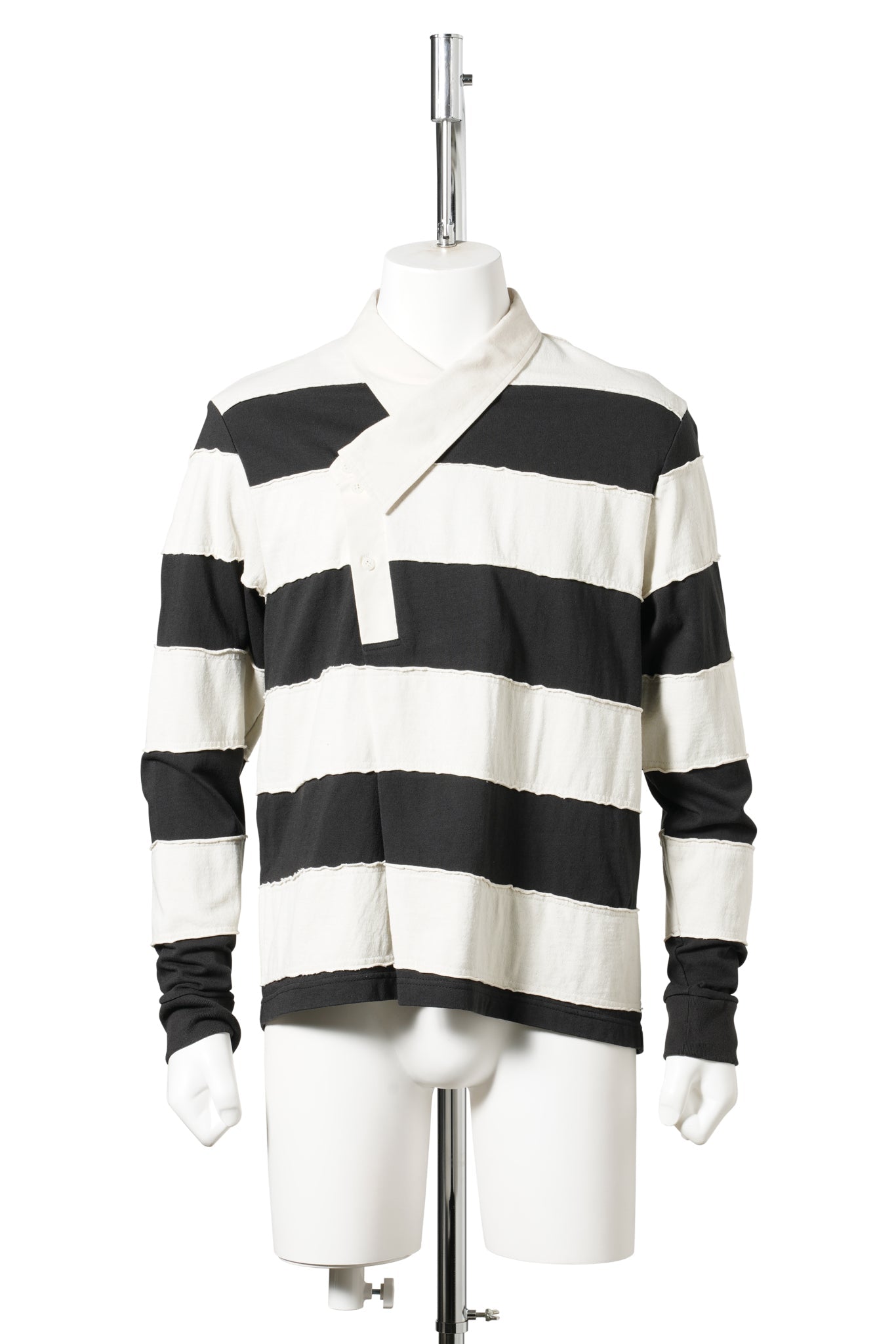 YNECK RUGGER SHIRTS / BLACK