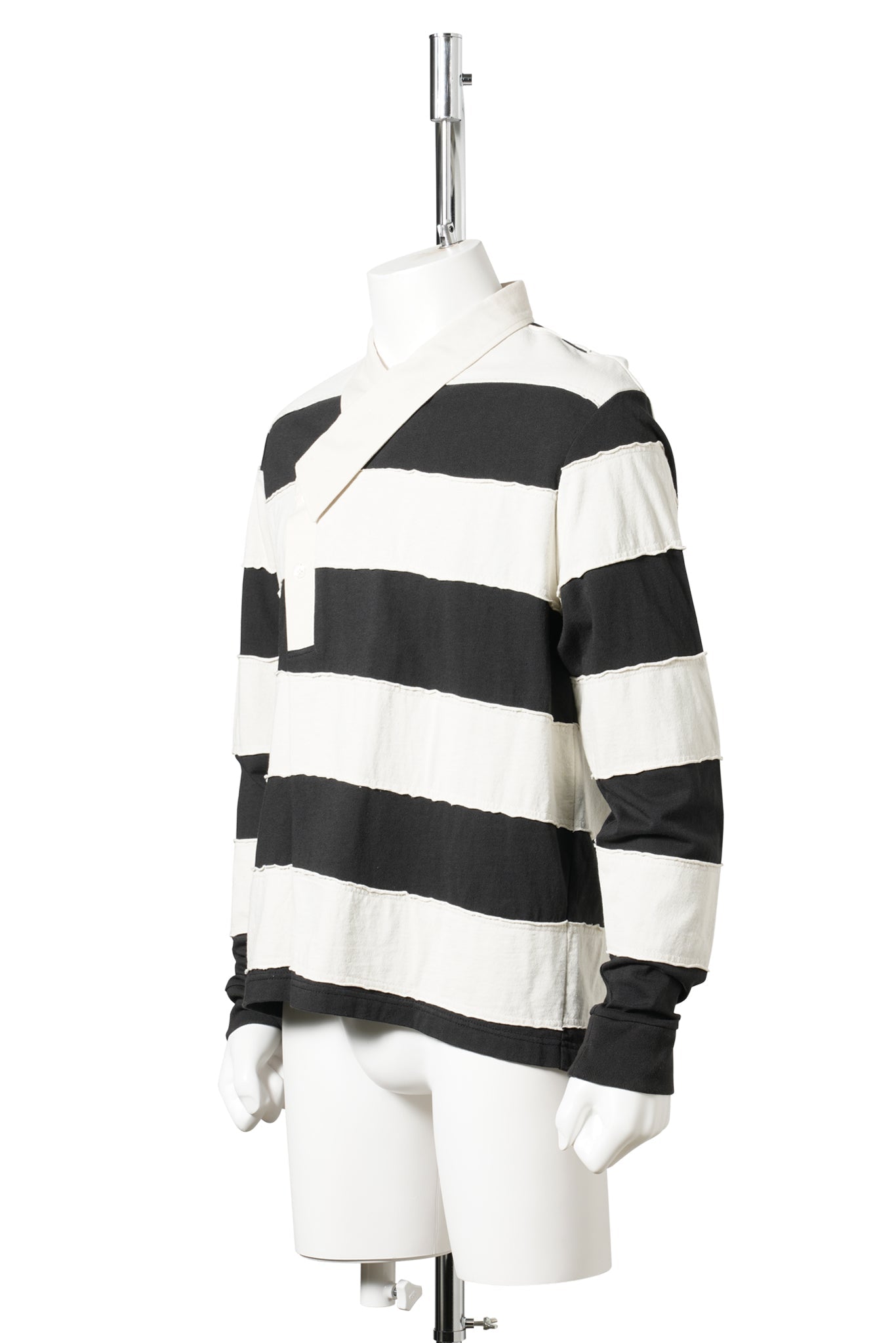 YNECK RUGGER SHIRTS / BLACK