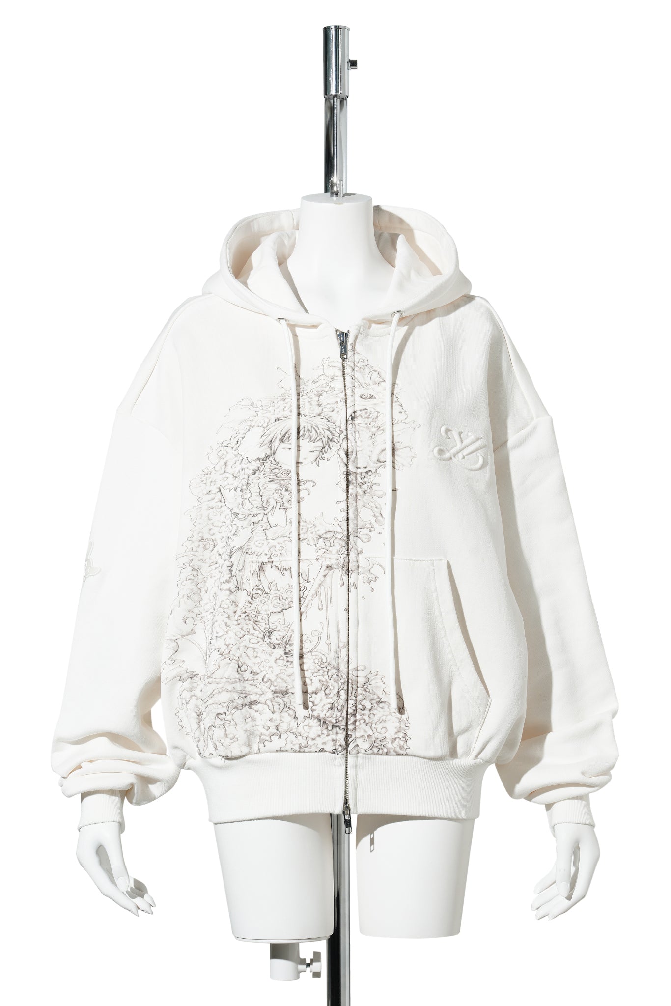 ABOMINATION HOODIE / WHITE