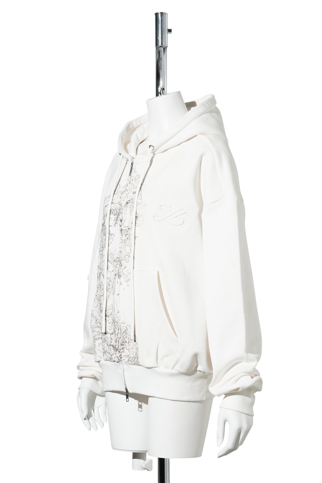 ABOMINATION HOODIE / WHITE