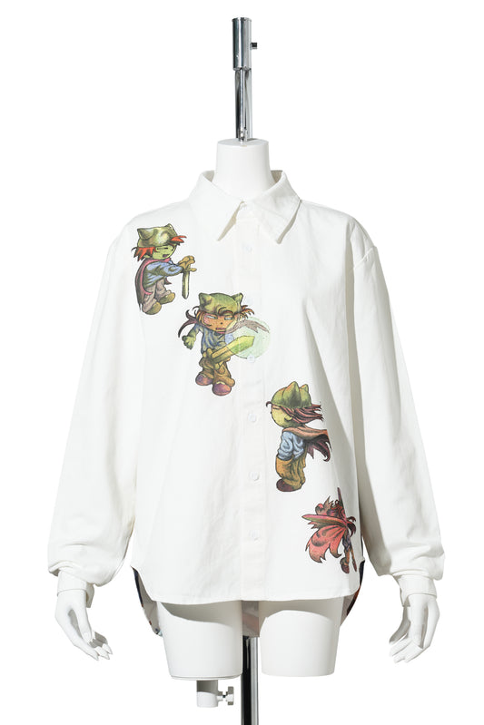 EXPLORER WORK SHIRT / WHITE