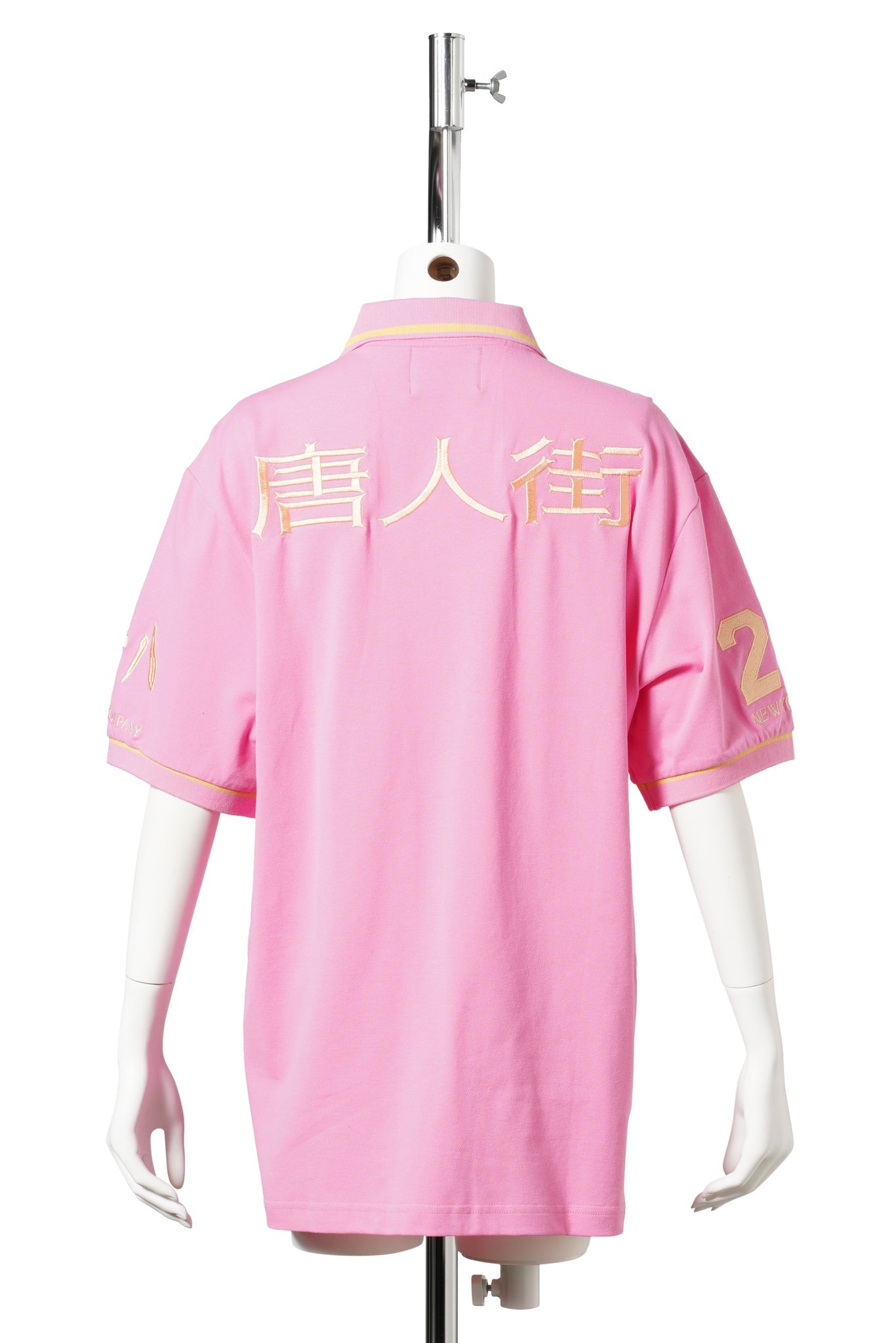 CHINATOWN POLO / PINK/GOLD