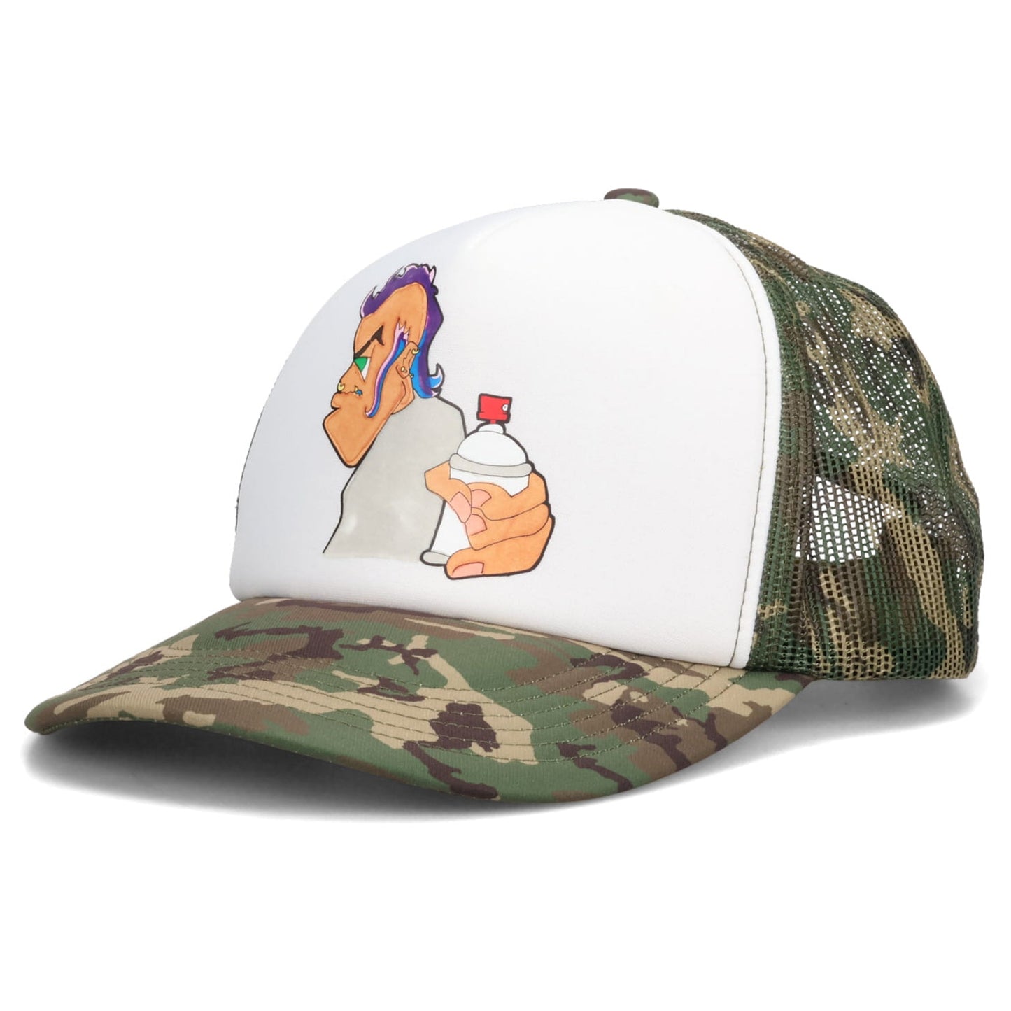 EXCLUSIVE ‘SPRAY’ TRUCKER / CAMO