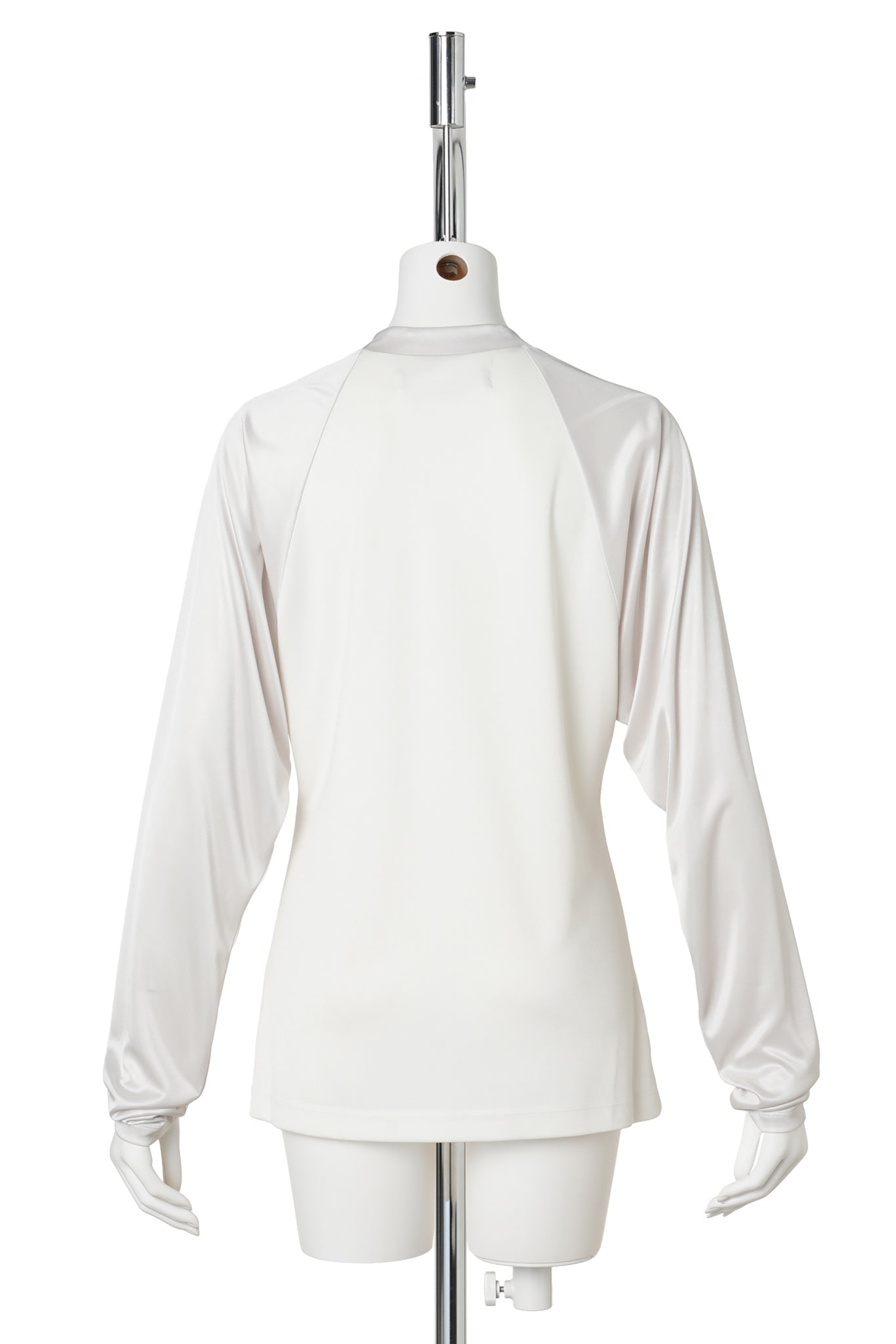 GLOSSY RAGLAN T-SHIRT / WHITE