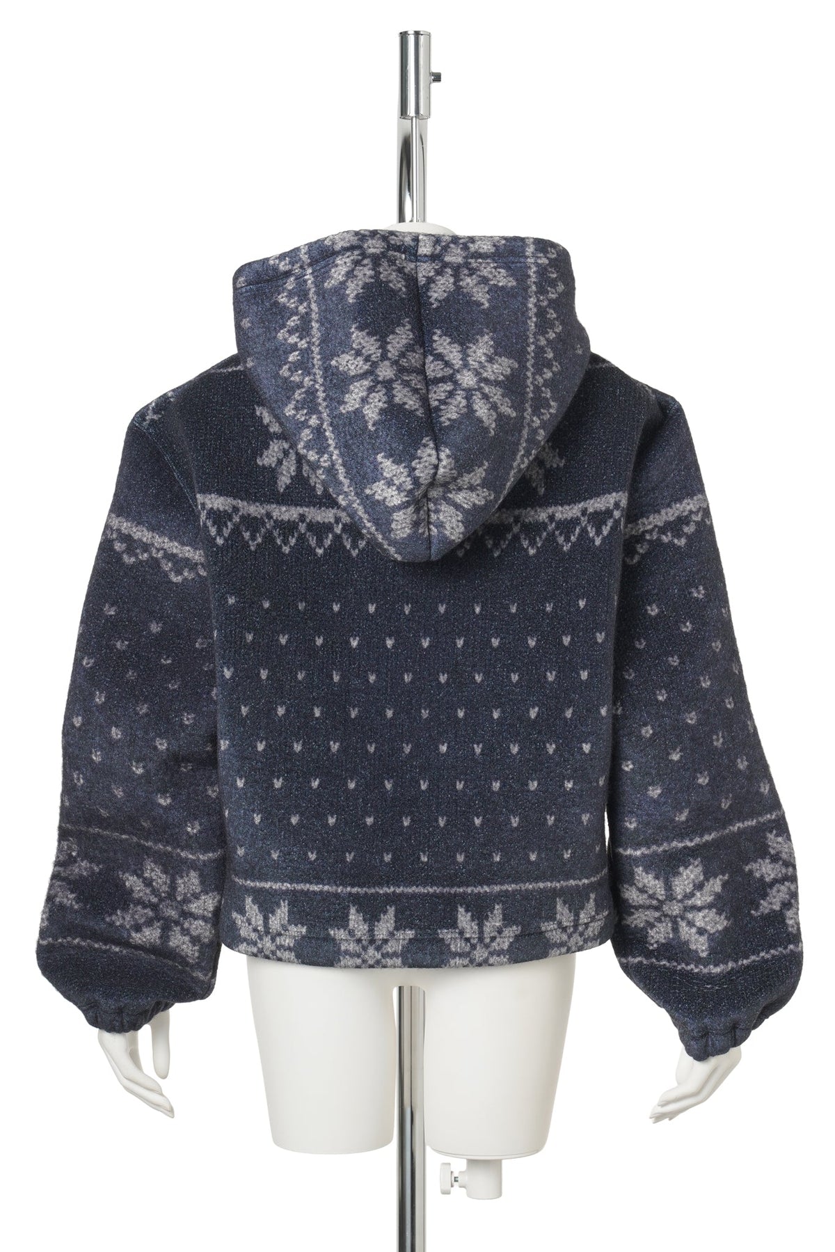 FAKE SNOWFLAKE HOODIE / NAVY