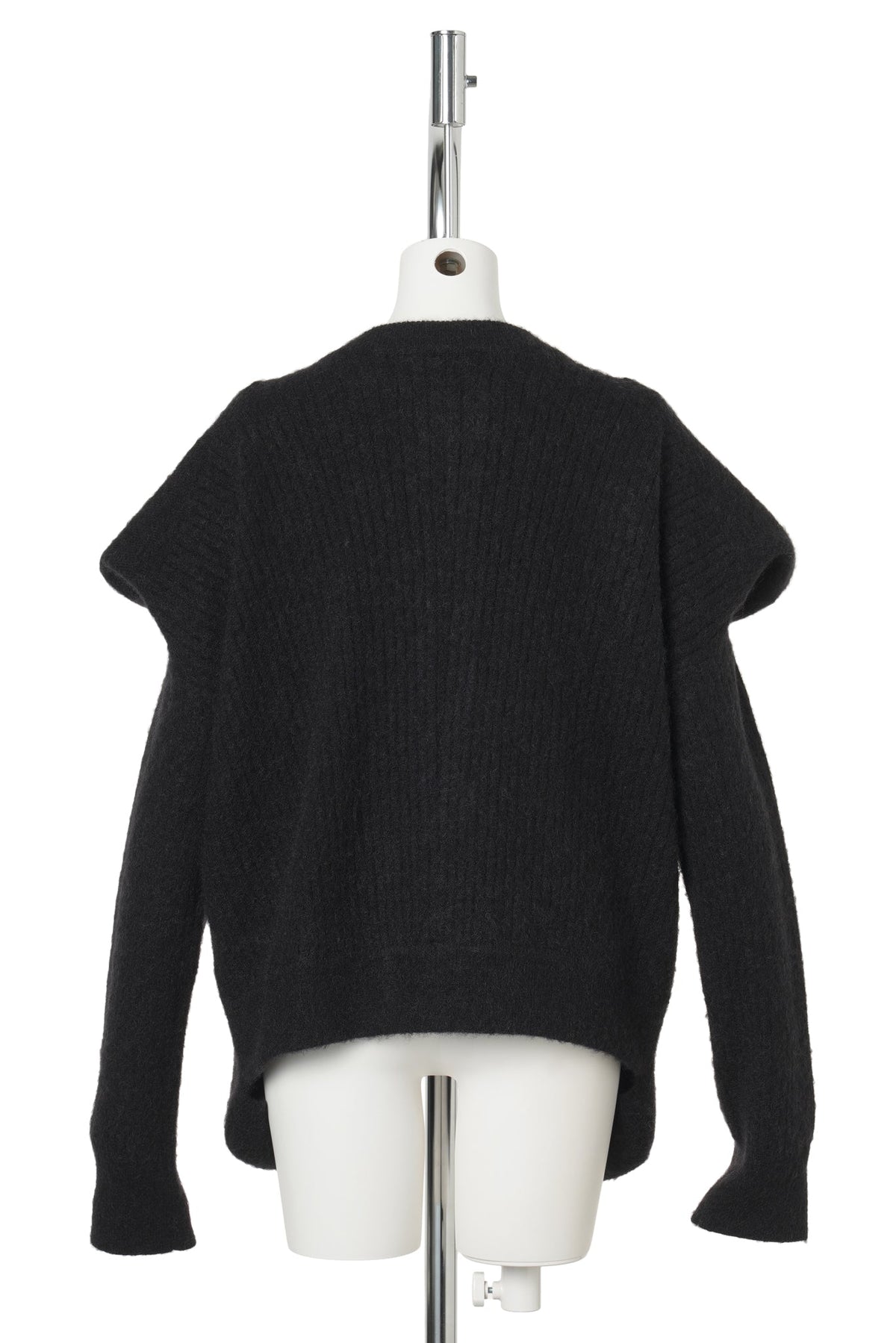 SOCKS SHAPED CARDIGAN / BLACK