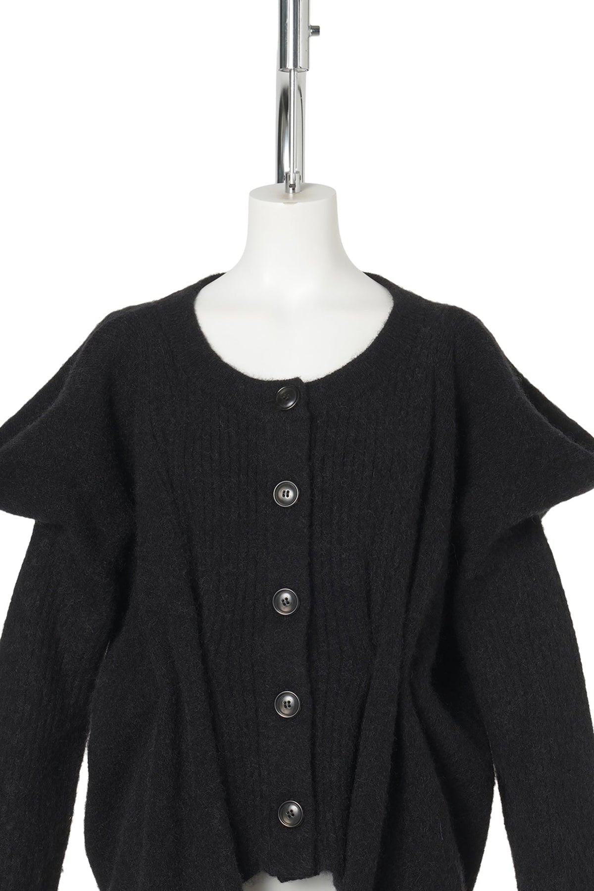 SOCKS SHAPED CARDIGAN / BLACK