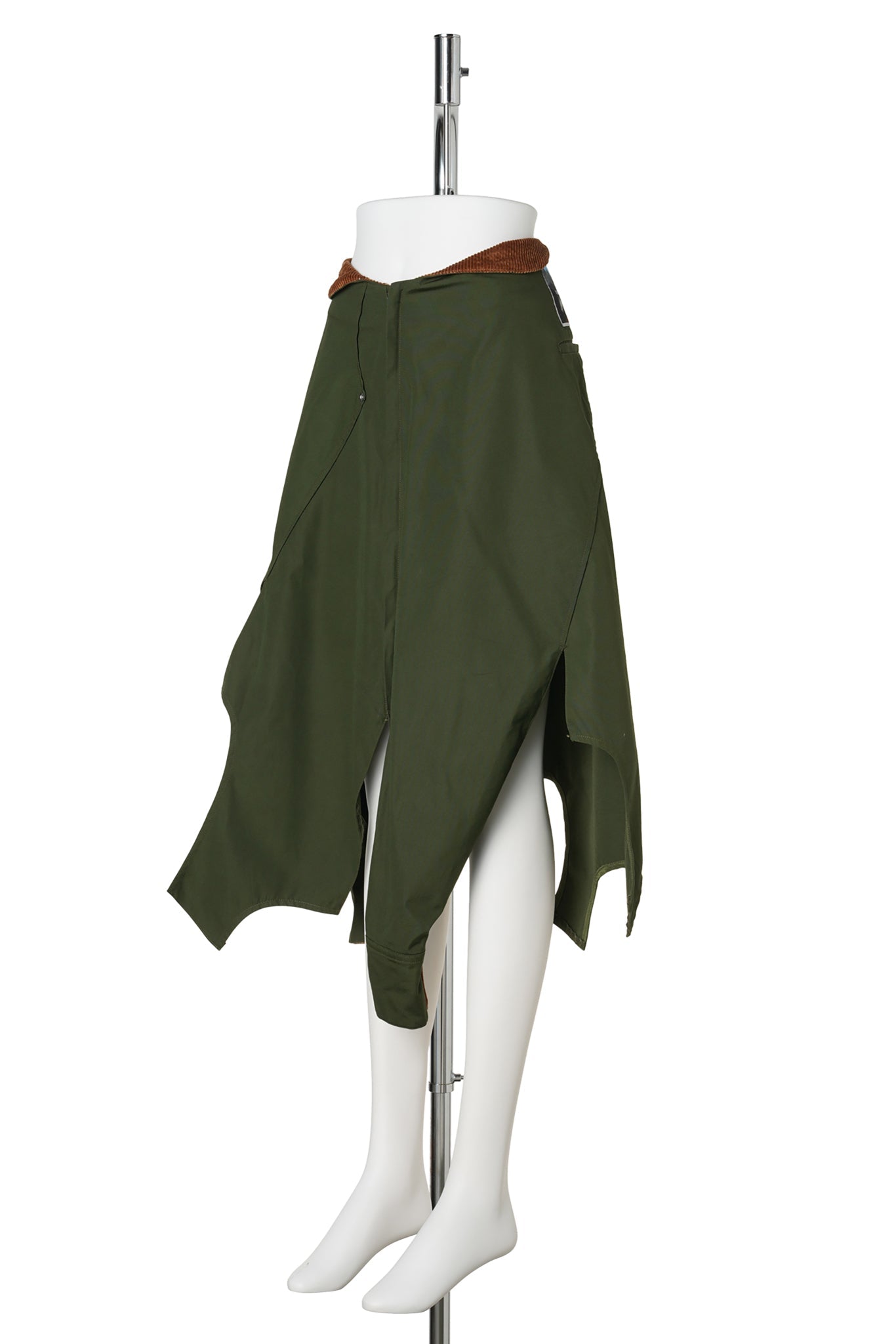 RECONSTRUCTED SKIRT / KHAKI