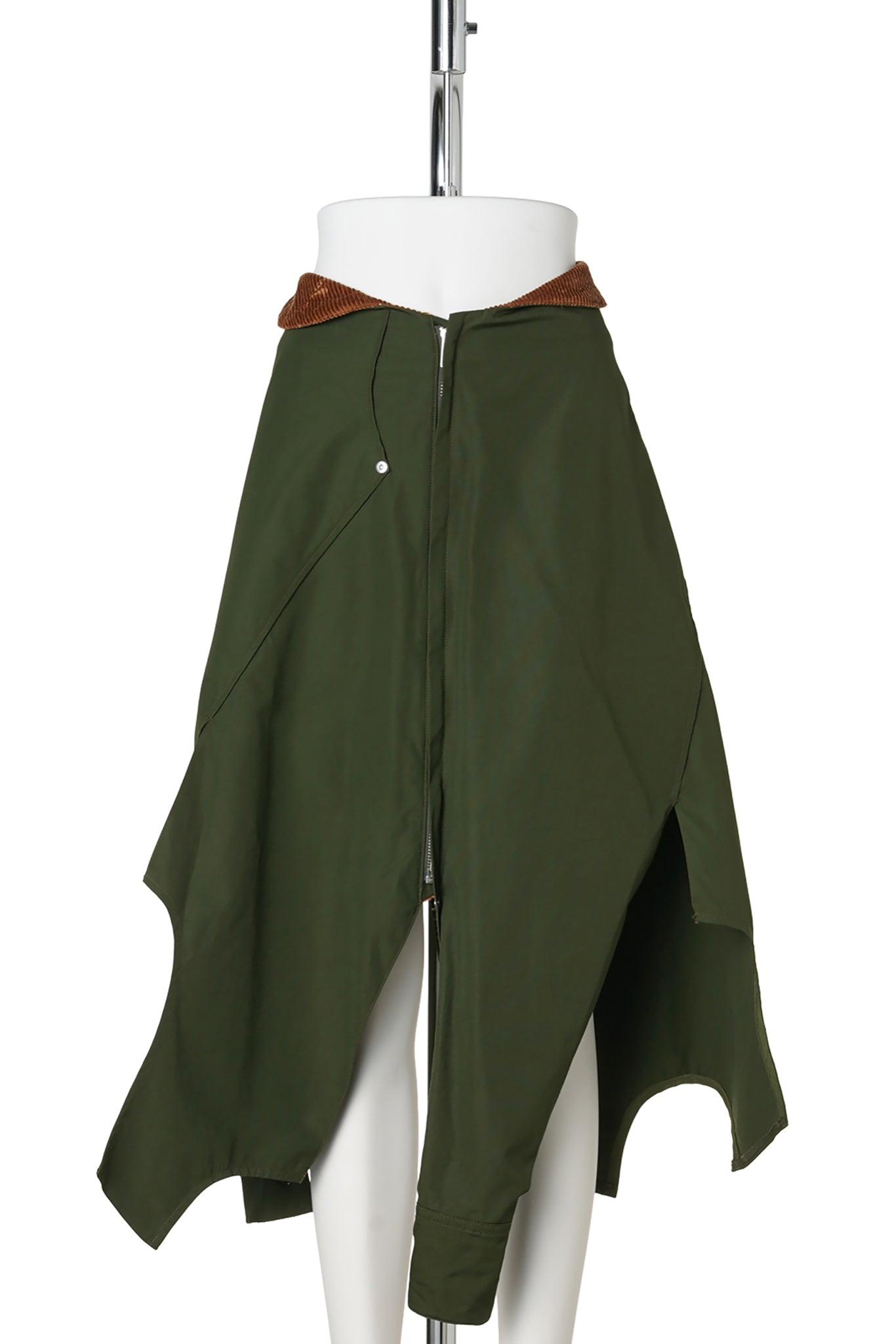 RECONSTRUCTED SKIRT / KHAKI