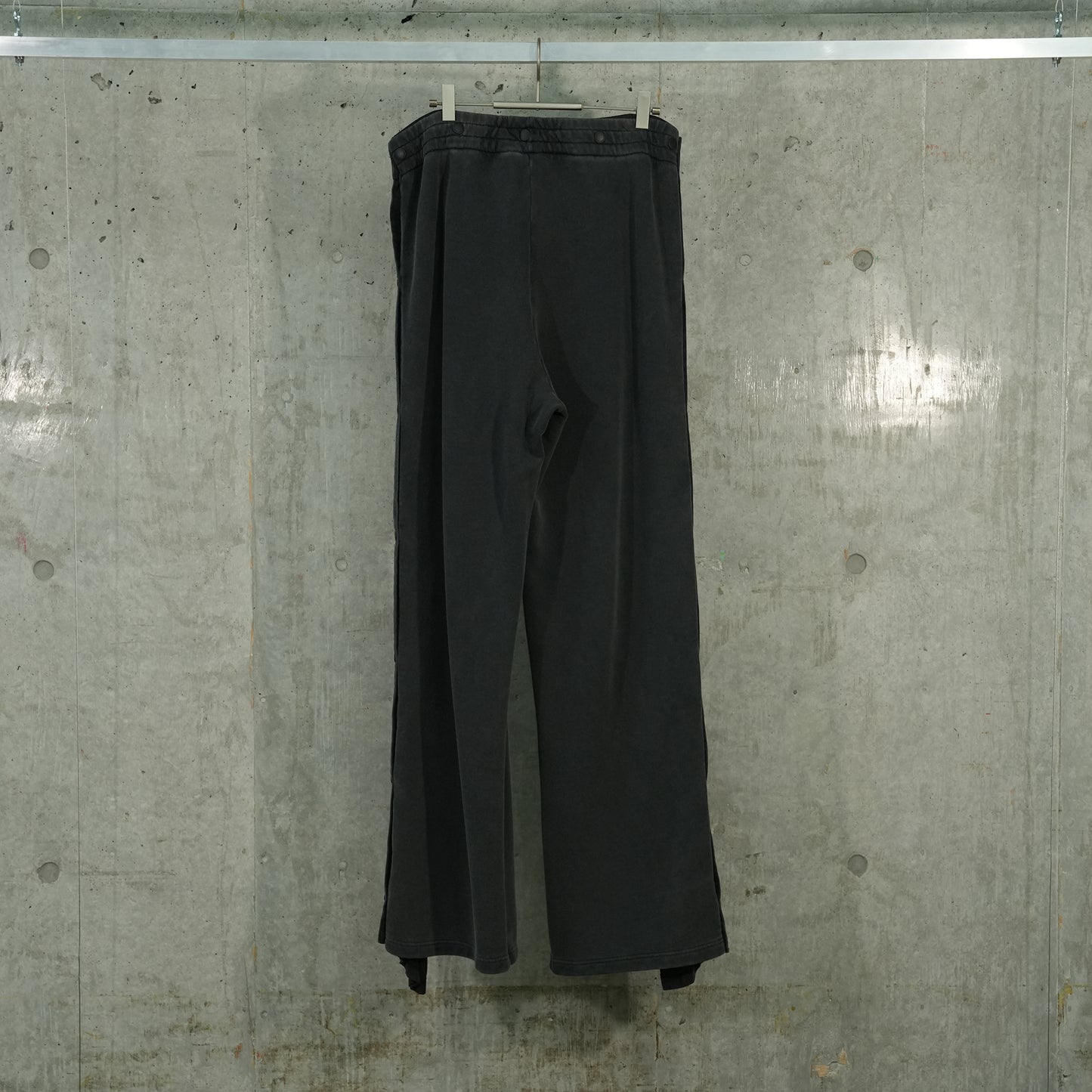 SNAP INSERT SWEATPANTS / VINTAGE BLACK