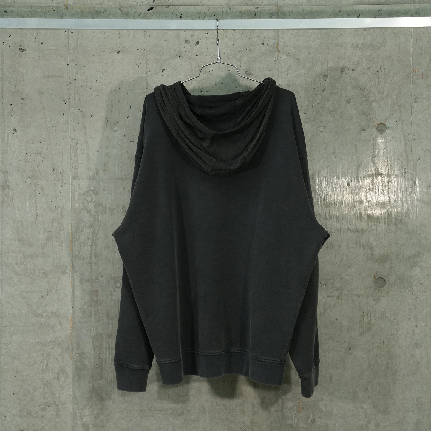 SNAP INSERT HOODIE / VINTAGE BLACK