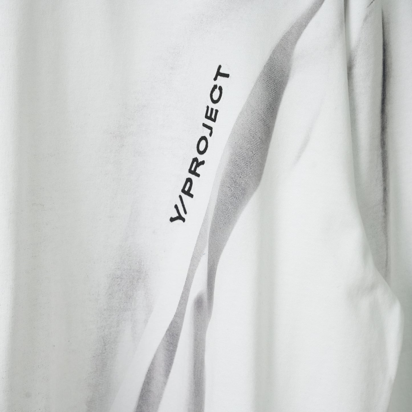 YP TROMPE L'OEIL LONG SLEEVE T-SHIRT / WHITE