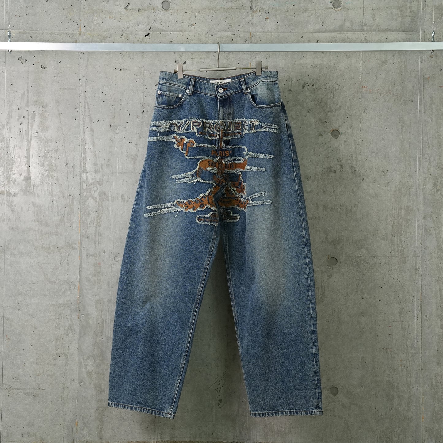 EVERGREEN PARIS' BEST PATCH JEANS / EVERGREEN VINTAGE BLUE